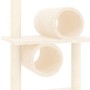 Cat scratching post with cream sisal posts 279 cm by vidaXL, Cat furniture - Ref: Foro24-171615, Price: 100,50 €, Discount: %