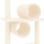 Cat scratching post with cream sisal posts 279 cm by vidaXL, Cat furniture - Ref: Foro24-171615, Price: 99,41 €, Discount: %