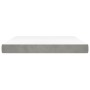 Colchón de muelles ensacados terciopelo gris claro 180x200x20cm de vidaXL, Colchones - Ref: Foro24-347848, Precio: 238,94 €, ...