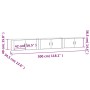 Muebles para TV de pared 3 uds gris Sonoma 100x34,5x40 cm