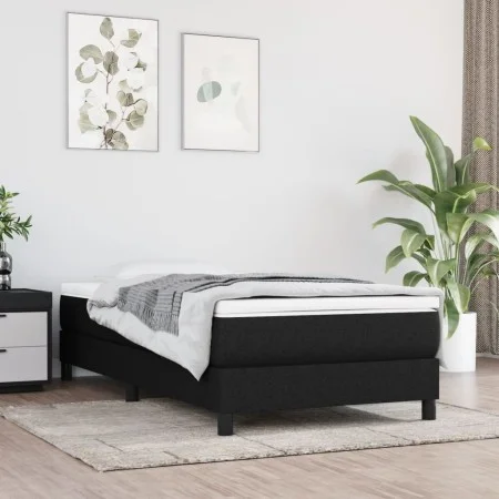Taschenfederkernmatratze aus schwarzem Stoff, 90 x 200 x 20 cm von vidaXL, Matratzen - Ref: Foro24-347716, Preis: 142,86 €, R...