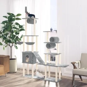 Cat scratching post with light gray sisal posts 279 cm by vidaXL, Cat furniture - Ref: Foro24-171616, Price: 107,68 €, Discou...
