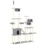 Katzenkratzbaum mit hellgrauen Sisalstämmen, 279 cm von vidaXL, Katzenmöbel - Ref: Foro24-171616, Preis: 100,66 €, Rabatt: %