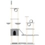 Katzenkratzbaum mit hellgrauen Sisalstämmen, 279 cm von vidaXL, Katzenmöbel - Ref: Foro24-171616, Preis: 100,66 €, Rabatt: %