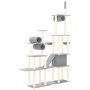 Cat scratching post with light gray sisal posts 279 cm by vidaXL, Cat furniture - Ref: Foro24-171616, Price: 94,67 €, Discoun...