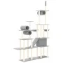 Cat scratching post with light gray sisal posts 279 cm by vidaXL, Cat furniture - Ref: Foro24-171616, Price: 107,68 €, Discou...