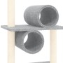 Cat scratching post with light gray sisal posts 279 cm by vidaXL, Cat furniture - Ref: Foro24-171616, Price: 94,67 €, Discoun...