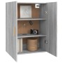 Sonoma grauer hängender Wandschrank 69,5x34x90 cm von vidaXL, Sideboards - Ref: Foro24-817382, Preis: 71,75 €, Rabatt: %