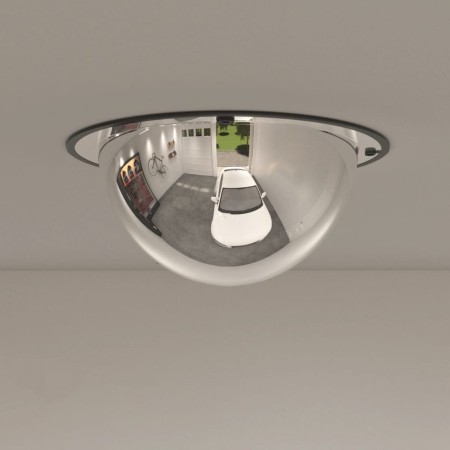 Gebogener Verkehrsspiegel aus Acryl Ø30 cm von vidaXL, Straßen- und Verkehrszeichen - Ref: Foro24-153091, Preis: 62,02 €, Rab...