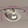 Acrylic warped traffic mirror Ø30 cm by vidaXL, Road and traffic signs - Ref: Foro24-153091, Price: 61,24 €, Discount: %