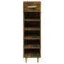 Schuhschrank aus geräuchertem Eichensperrholz 30x35x105 cm von vidaXL, Schuhregale und Schuhorganisatoren - Ref: Foro24-81756...