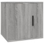 Set de muebles para TV 3 pzas madera contrachapada gris Sonoma