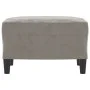 Light gray velvet footstool 60x50x41 cm by vidaXL, Ottomans - Ref: Foro24-349293, Price: 56,39 €, Discount: %