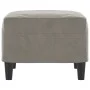 Light gray velvet footstool 60x50x41 cm by vidaXL, Ottomans - Ref: Foro24-349293, Price: 56,39 €, Discount: %