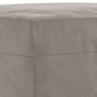 Hellgrauer Samt-Fußhocker 60x50x41 cm von vidaXL, Osmanen - Ref: Foro24-349293, Preis: 59,67 €, Rabatt: %
