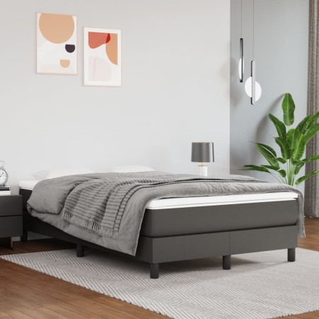 Graue Taschenfederkernmatratze aus Kunstleder, 120 x 200 x 20 cm von vidaXL, Matratzen - Ref: Foro24-347766, Preis: 214,44 €,...