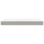 Colchón de muelles ensacados tela gris claro 80x200x20 cm de vidaXL, Colchones - Ref: Foro24-347674, Precio: 124,44 €, Descue...