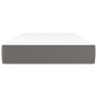 Gray synthetic leather pocket spring mattress 90x190x20 cm by vidaXL, Mattresses - Ref: Foro24-347706, Price: 135,87 €, Disco...