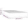 Gray synthetic leather pocket spring mattress 90x190x20 cm by vidaXL, Mattresses - Ref: Foro24-347706, Price: 147,60 €, Disco...