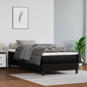 Schwarze Taschenfederkernmatratze aus Kunstleder, 80 x 200 x 20 cm von vidaXL, Matratzen - Ref: Foro24-347682, Preis: 133,15 ...