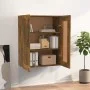 Wandschrank aus geräucherter Eiche, 69,5 x 32,5 x 90 cm von vidaXL, Sideboards - Ref: Foro24-817396, Preis: 68,37 €, Rabatt: %