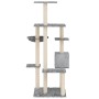 Katzenkratzbaum mit hellgrauen Sisalstämmen, 142 cm von vidaXL, Katzenmöbel - Ref: Foro24-171592, Preis: 58,37 €, Rabatt: %