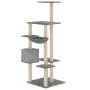 Cat scratching post with light gray sisal posts 142 cm by vidaXL, Cat furniture - Ref: Foro24-171592, Price: 60,54 €, Discoun...