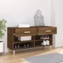 Oak brown plywood shoe cabinet 102x35x55 cm by vidaXL, Shoe racks and shoe organizers - Ref: Foro24-817569, Price: 69,20 €, D...
