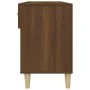 Oak brown plywood shoe cabinet 102x35x55 cm by vidaXL, Shoe racks and shoe organizers - Ref: Foro24-817569, Price: 69,20 €, D...