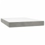 Colchón de muelles ensacados terciopelo gris claro 140x190x20cm de vidaXL, Colchones - Ref: Foro24-347788, Precio: 215,63 €, ...