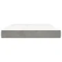 Colchón de muelles ensacados terciopelo gris claro 140x190x20cm de vidaXL, Colchones - Ref: Foro24-347788, Precio: 211,80 €, ...
