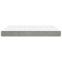 Colchón de muelles ensacados terciopelo gris claro 140x190x20cm de vidaXL, Colchones - Ref: Foro24-347788, Precio: 215,63 €, ...