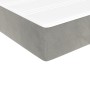 Colchón de muelles ensacados terciopelo gris claro 140x190x20cm de vidaXL, Colchones - Ref: Foro24-347788, Precio: 215,63 €, ...