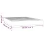 Colchón de muelles ensacados terciopelo gris claro 140x190x20cm de vidaXL, Colchones - Ref: Foro24-347788, Precio: 211,80 €, ...