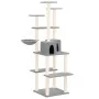 Rascador para gatos con postes de sisal gris claro 167 cm de vidaXL, Mobiliario para gatos - Ref: Foro24-171610, Precio: 75,1...