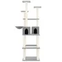 Rascador para gatos con postes de sisal gris claro 167 cm de vidaXL, Mobiliario para gatos - Ref: Foro24-171610, Precio: 75,1...