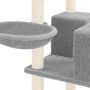 Cat scratcher with light gray sisal posts 167 cm by vidaXL, Cat furniture - Ref: Foro24-171610, Price: 77,79 €, Discount: %