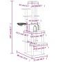 Katzenkratzbaum mit hellgrauen Sisalpfosten 167 cm von vidaXL, Katzenmöbel - Ref: Foro24-171610, Preis: 70,39 €, Rabatt: %