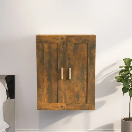 Engineered wood wall cabinet smoked oak 69.5x32.5x90 cm by vidaXL, Shelves and shelves - Ref: Foro24-817393, Price: 51,07 €, ...