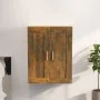 Engineered wood wall cabinet smoked oak 69.5x32.5x90 cm by vidaXL, Shelves and shelves - Ref: Foro24-817393, Price: 51,07 €, ...