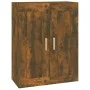 Engineered wood wall cabinet smoked oak 69.5x32.5x90 cm by vidaXL, Shelves and shelves - Ref: Foro24-817393, Price: 51,07 €, ...
