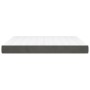 Colchón muelles ensacados terciopelo gris oscuro 160x200x20 cm de vidaXL, Colchones - Ref: Foro24-347829, Precio: 222,36 €, D...