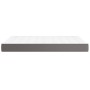Colchón de muelles ensacados cuero sintético gris 140x200x20 cm de vidaXL, Colchones - Ref: Foro24-347806, Precio: 248,00 €, ...