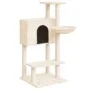 Katzenkratzbaum mit cremefarbenen Sisalstämmen, 108,5 cm von vidaXL, Katzenmöbel - Ref: Foro24-171597, Preis: 57,89 €, Rabatt: %