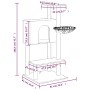 Katzenkratzbaum mit cremefarbenen Sisalstämmen, 108,5 cm von vidaXL, Katzenmöbel - Ref: Foro24-171597, Preis: 61,54 €, Rabatt: %