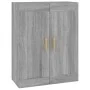 Sonoma gray engineered wood wall cabinet 69.5x32.5x90 cm by vidaXL, Shelves and shelves - Ref: Foro24-817394, Price: 52,76 €,...