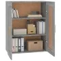 Sonoma gray engineered wood wall cabinet 69.5x32.5x90 cm by vidaXL, Shelves and shelves - Ref: Foro24-817394, Price: 52,76 €,...