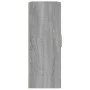 Sonoma gray engineered wood wall cabinet 69.5x32.5x90 cm by vidaXL, Shelves and shelves - Ref: Foro24-817394, Price: 52,76 €,...