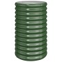 Jardinera de acero galvanizado verde 40x40x68 cm