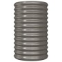 Jardinera de acero galvanizado gris 40x40x68 cm